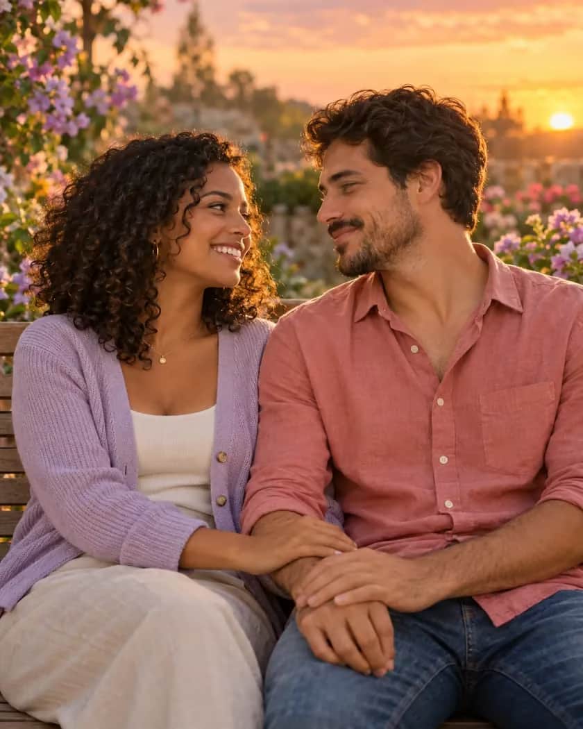 Foto de um casal